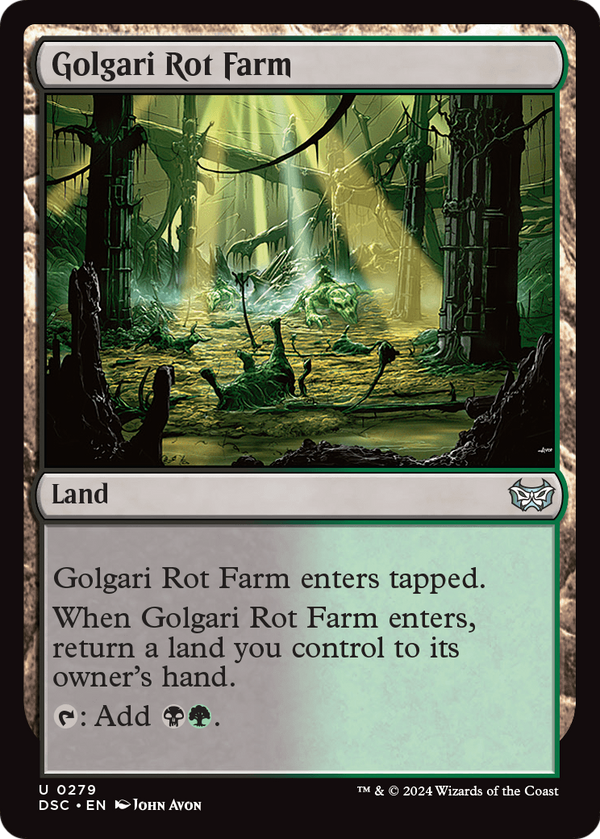 Golgari Rot Farm (DSC-279) - Duskmourn: House of Horror Commander