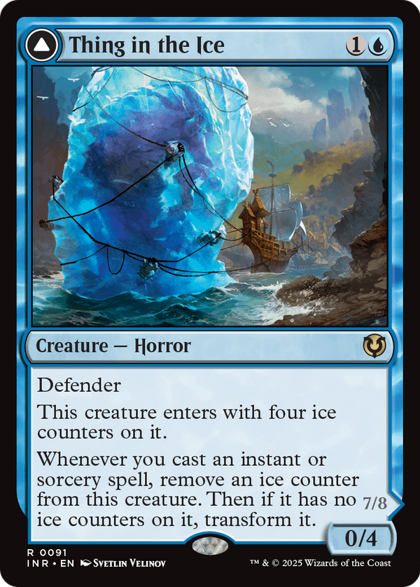 Thing in the Ice (INR-091) - Innistrad Remastered Foil