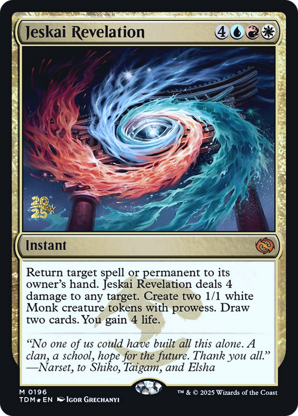 Jeskai Revelation (PRE-196) - Prerelease Cards Foil