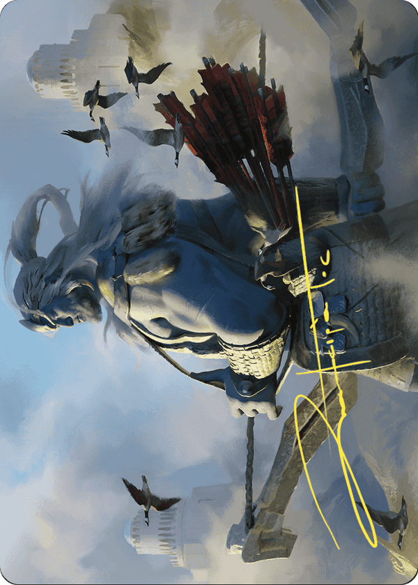Skybeast Tracker // Skybeast Tracker (AWOE-027) - Wilds of Eldraine Art Series (Borderless)
