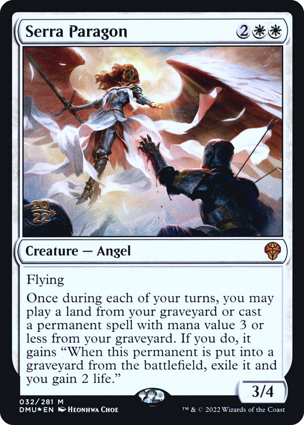 Serra Paragon (PRE-032) - Dominaria United Promos Foil