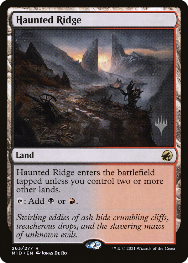 Haunted Ridge (PPMID-263) - Innistrad: Midnight Hunt Promos