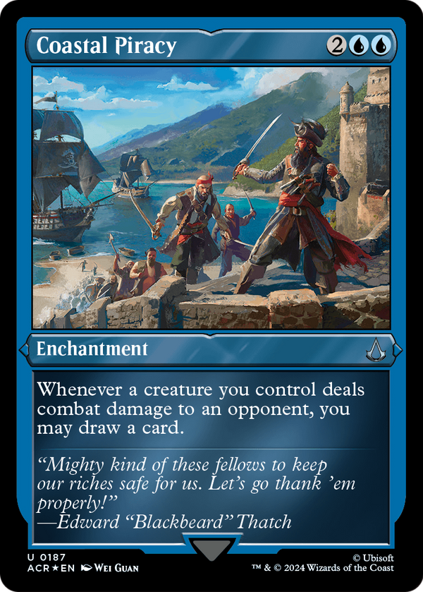 Coastal Piracy (Foil Etched) (ACR-187) - Assassin's Creed Foil