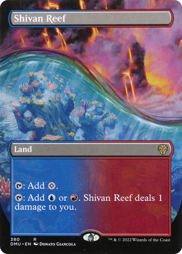 Shivan Reef (Borderless) (DMU-380) - Dominaria United