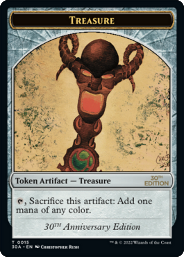 Treasure (0015) Token (30A-015) - 30th Anniversary Tokens