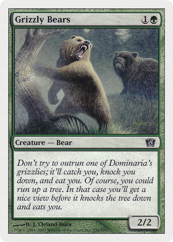Grizzly Bears (8ED-256) - 8th Edition