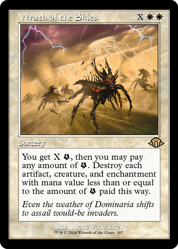 Wrath of the Skies (Retro Frame) (MH3-397) - Modern Horizons 3 Foil