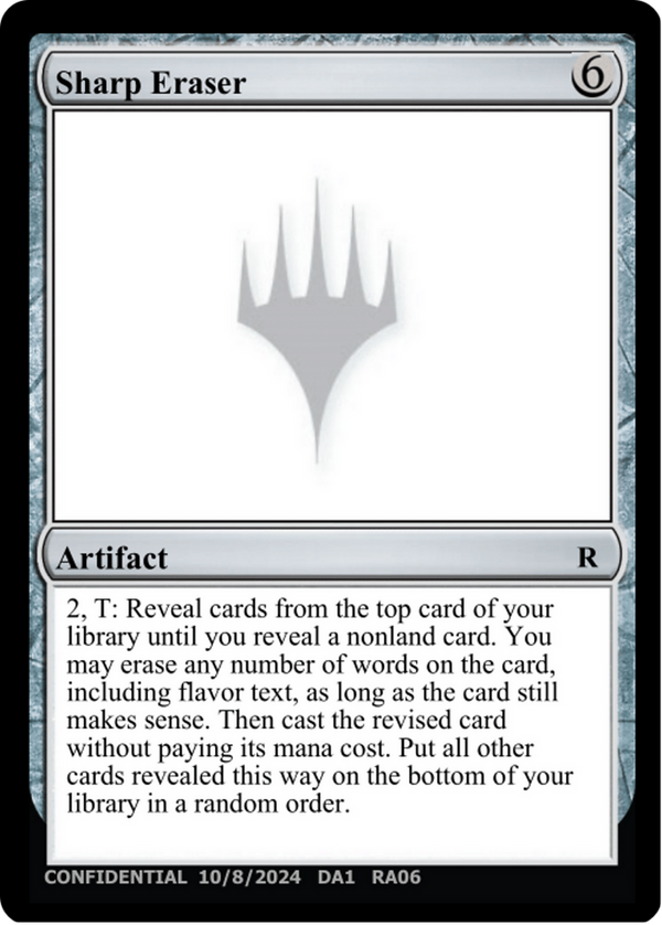 Sharp Eraser (UNK-RA06D) - Unknown Event
