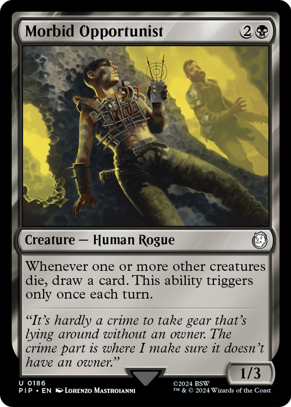 Morbid Opportunist (PIP-186) - Fallout Foil