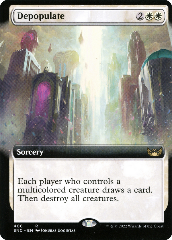 Depopulate (Extended Art) (SNC-406) - Streets of New Capenna: (Extended Art)
