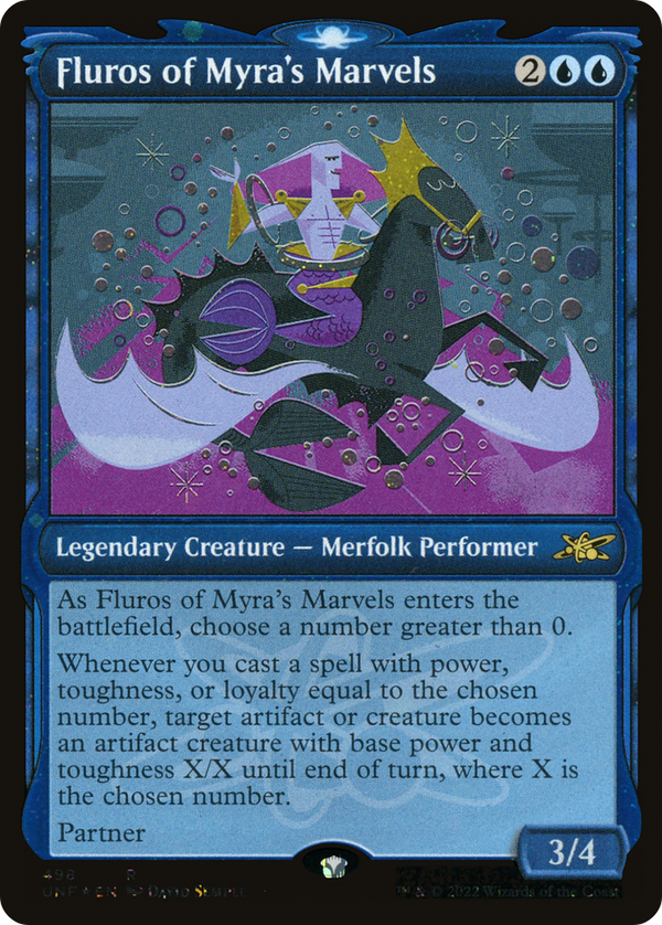Fluros of Myra's Marvels (Showcase) (Galaxy Foil) (UNF-498) - Unfinity: (Showcase) Foil