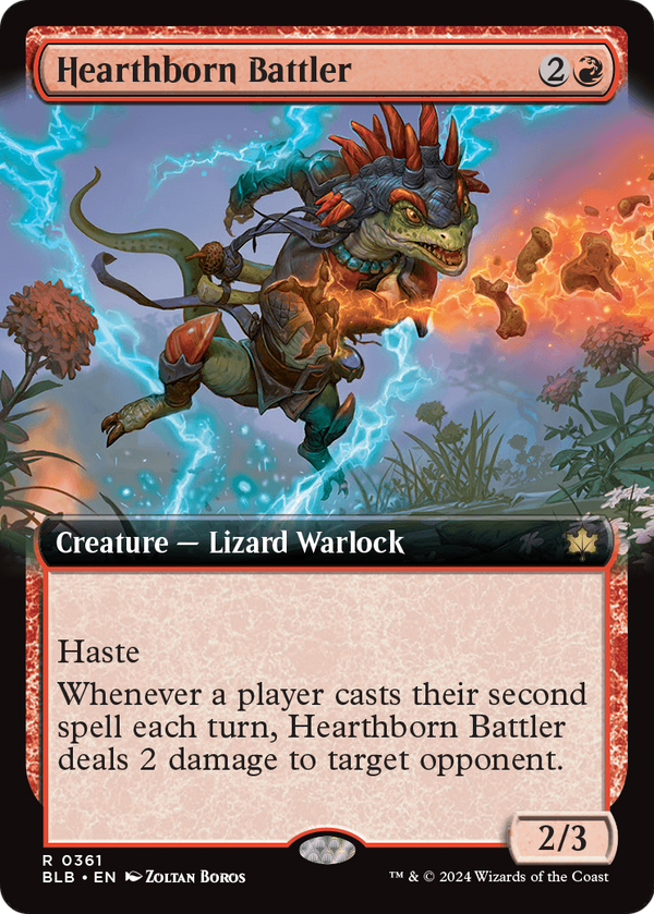 Hearthborn Battler (Extended Art) (BLB-361) - Bloomburrow: (Extended Art)
