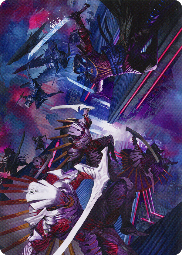 Invasion of Kamigawa // Invasion of Kamigawa (AMOM-012) - March of the Machine Art Series (Borderless)