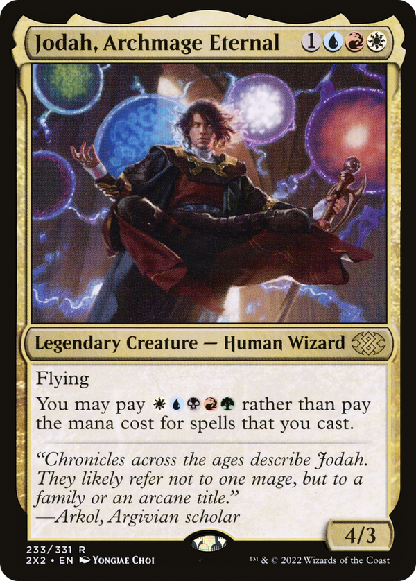 Jodah, Archmage Eternal (2X2-233) - Double Masters 2022 Foil