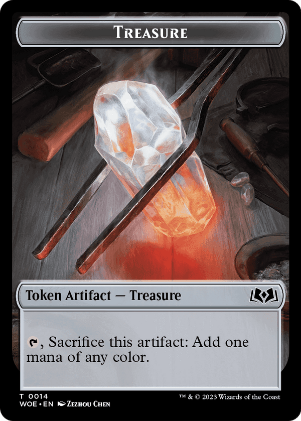 Treasure (TWOE-014) - Wilds of Eldraine Tokens Foil