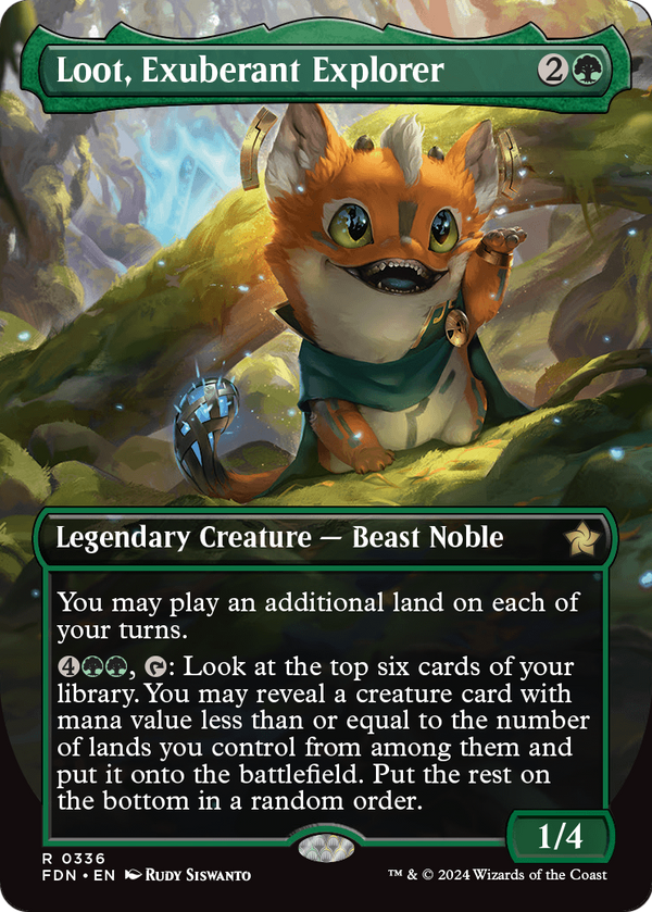 Loot, Exuberant Explorer (Borderless) (FDN-336) - Foundations
