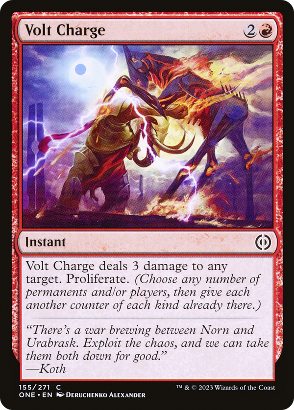 Volt Charge (ONE-155) - Phyrexia: All Will Be One