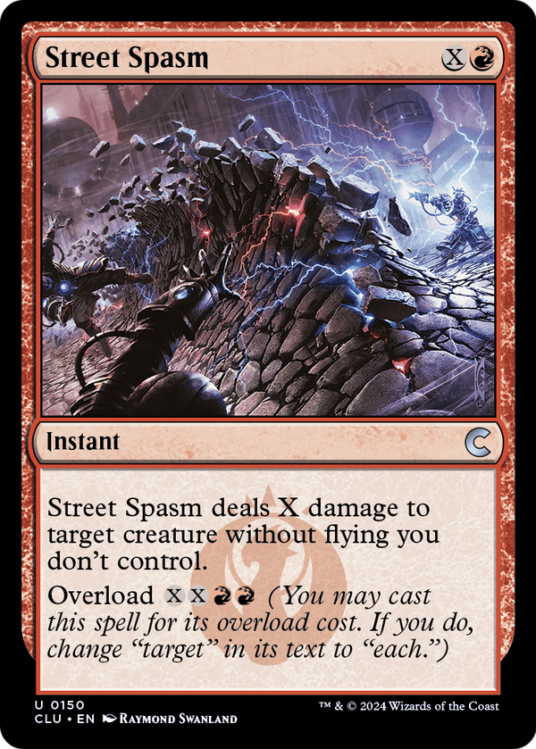Street Spasm (CLU-150) - Ravnica: Clue Edition