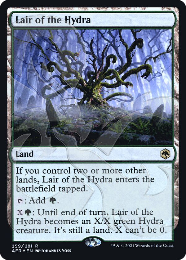 Lair of the Hydra (AFR&-259A) - Adventures in the Forgotten Realms Promos Foil
