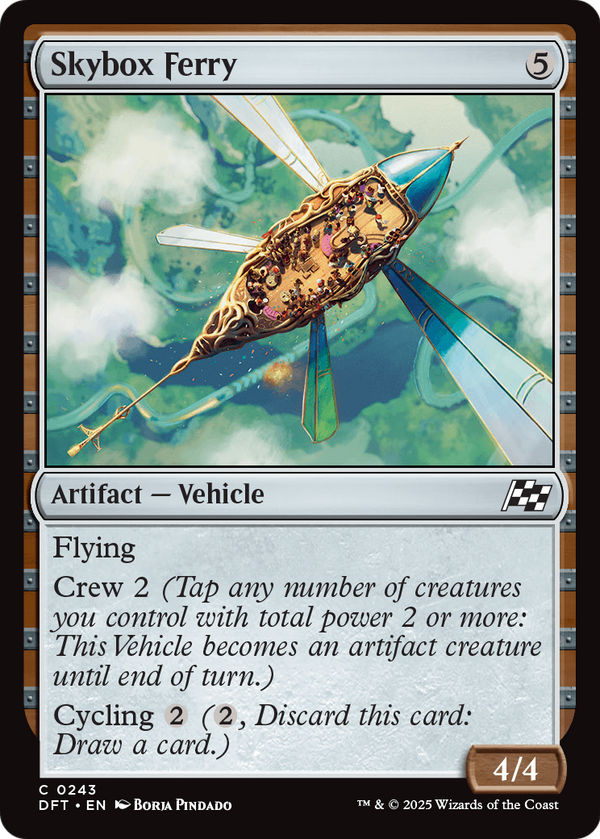 Skybox Ferry (DFT-243) - Aetherdrift Foil