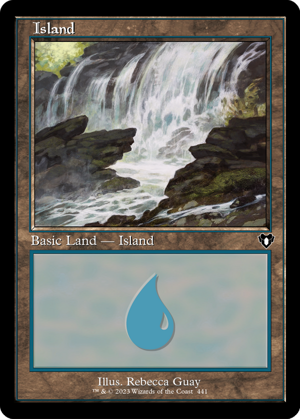 Island (441) (Retro Frame) (CMM-441) - Commander Masters
