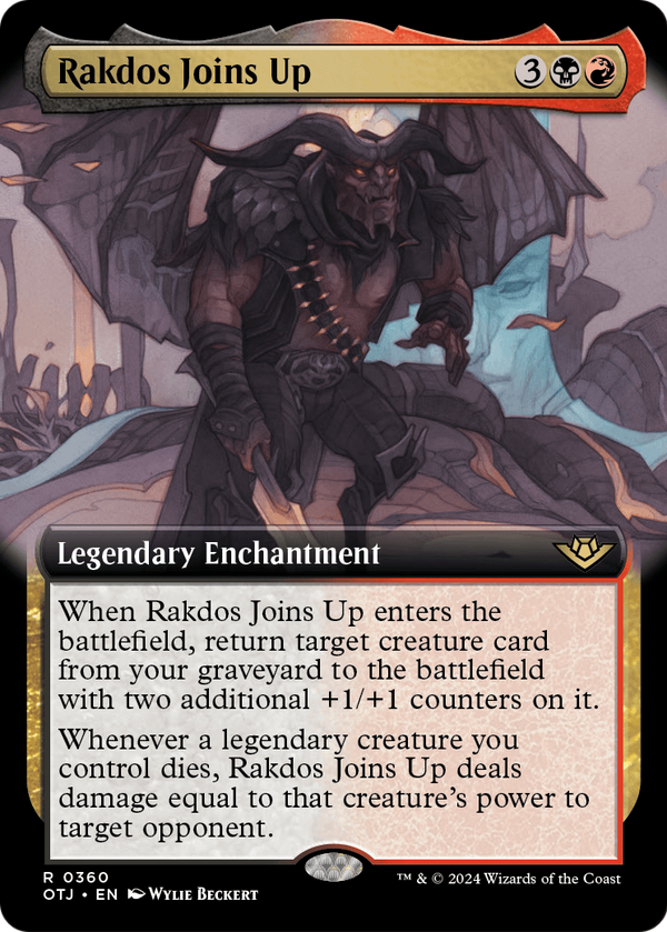Rakdos Joins Up (Extended Art) (OTJ-360) - Outlaws of Thunder Junction: (Extended Art)