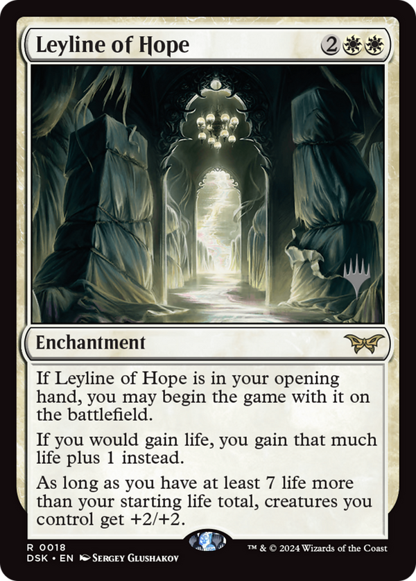 Leyline of Hope (PPDSK-018) - Duskmourn: House of Horror Promos Foil