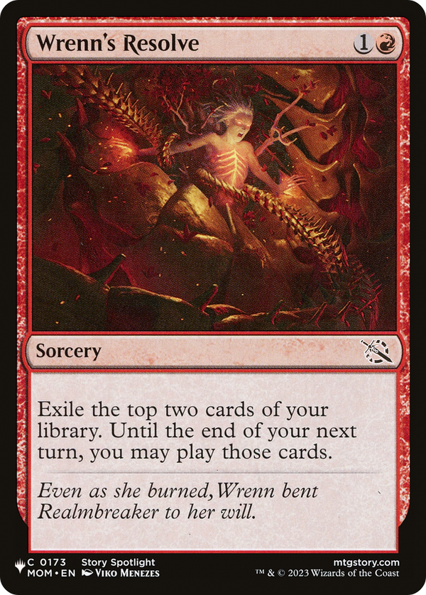 Wrenn's Resolve (LIST-MOM-173) - The List
