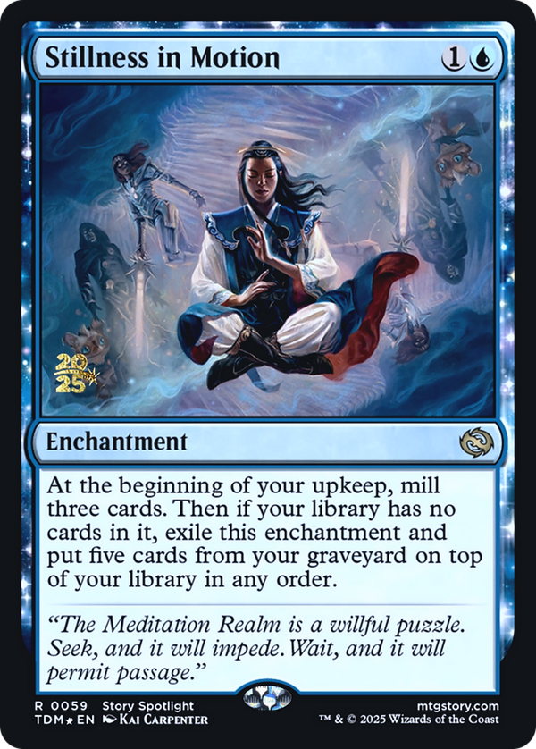 Stillness in Motion (PRE-059) - Prerelease Cards: (enchantment) Foil