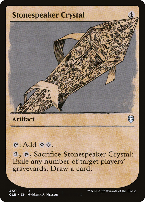 Stonespeaker Crystal (Showcase) (CLB-450) - Commander Legends: Battle for Baldur's Gate: (Showcase)