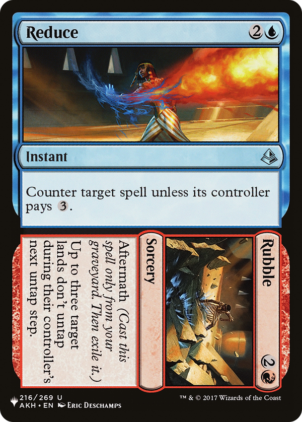Reduce // Rubble (LIST-AKH-216) - The List