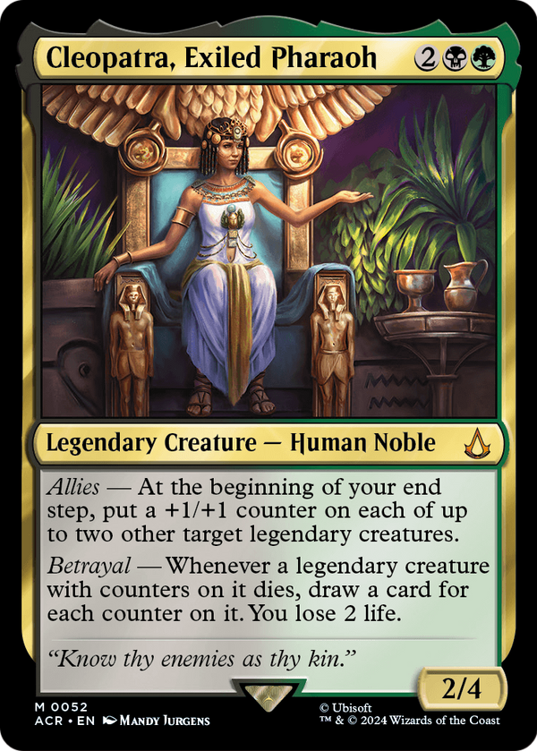 Cleopatra, Exiled Pharaoh (ACR-052) - Assassin's Creed Foil