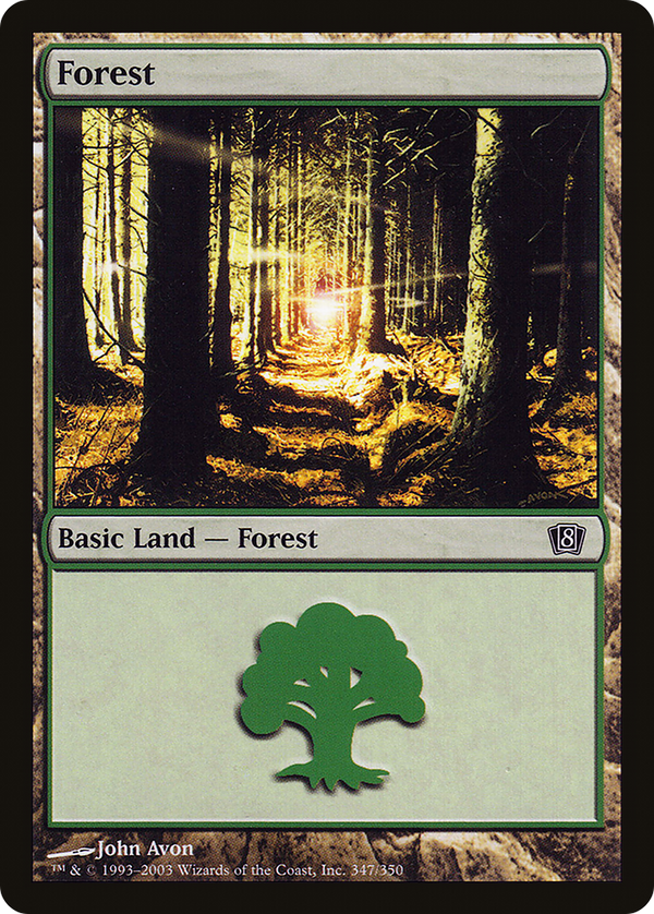 Forest (347) (8ED-347) - 8th Edition Foil