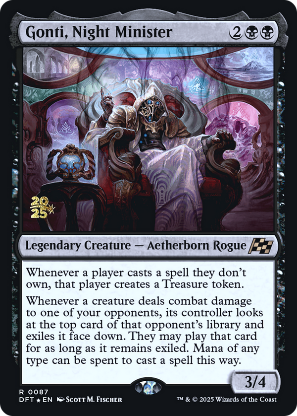 Gonti, Night Minister (PRE-087) - Prerelease Cards Foil
