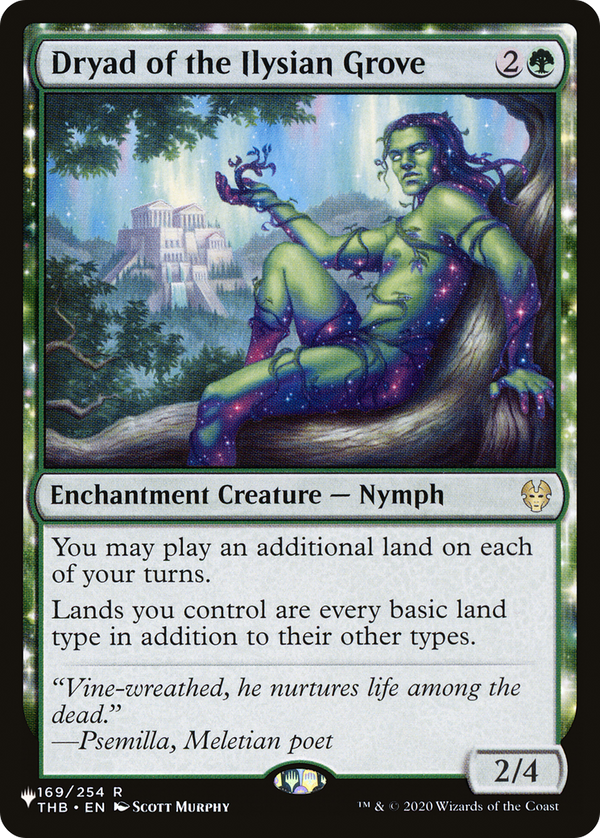 Dryad of the Ilysian Grove (LIST-THB-169) - The List Reprints: (enchantment)