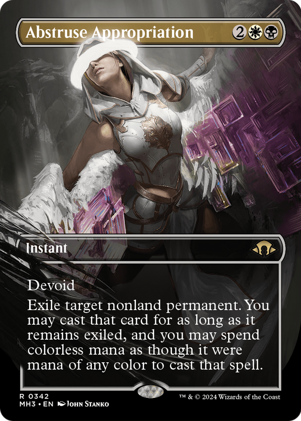Abstruse Appropriation (Borderless) (MH3-342) - Modern Horizons 3 Foil