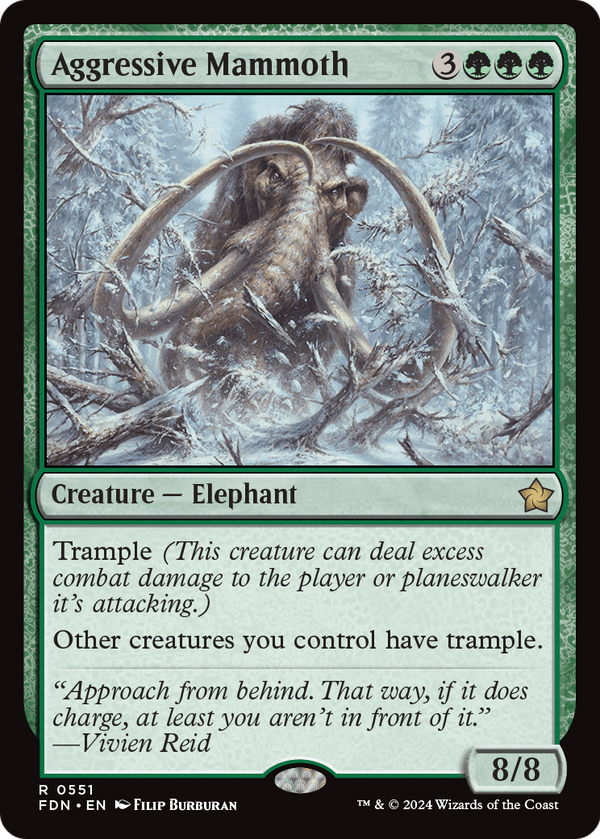 Aggressive Mammoth (FDN-551) - Foundations