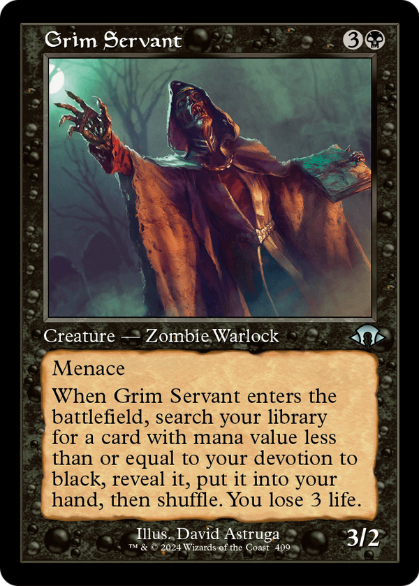 Grim Servant (Retro Frame) (MH3-409) - Modern Horizons 3