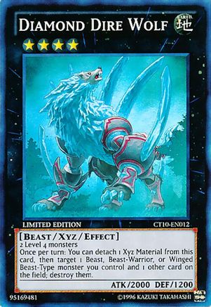 Diamond Dire Wolf (CT10-EN012) - 2013 Collectors Tins Limited