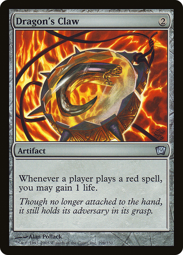 Dragon's Claw (9ED-296) - 9th Edition Foil