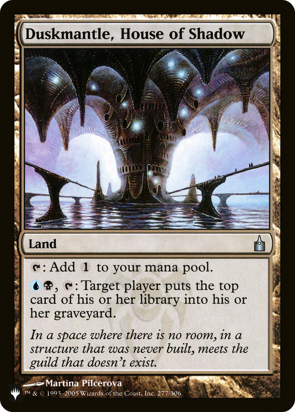 Duskmantle, House of Shadow (LIST-RAV-277) - The List