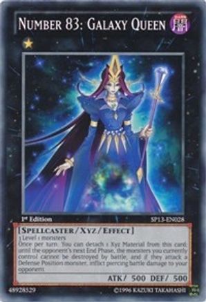 Number 83: Galaxy Queen (SP13-EN028) - Star Pack 2013 1st Edition