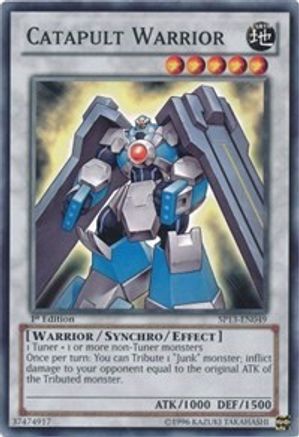 Catapult Warrior (SP13-EN049) - Star Pack 2013 1st Edition