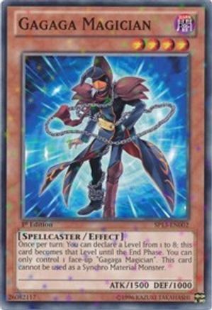 Gagaga Magician (Starfoil) (SP13-EN002) - Star Pack 2013 Unlimited