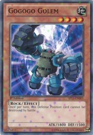 Gogogo Golem (Starfoil) (SP13-EN003) - Star Pack 2013 Unlimited