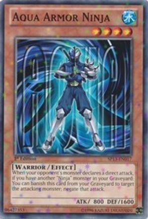 Aqua Armor Ninja (Starfoil) (SP13-EN017) - Star Pack 2013 Unlimited
