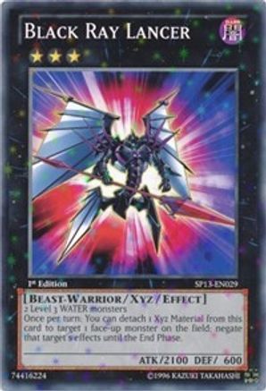 Black Ray Lancer (Starfoil) (SP13-EN029) - Star Pack 2013 1st Edition