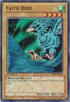 Faith Bird (Starfoil) (SP13-EN039) - Star Pack 2013 1st Edition