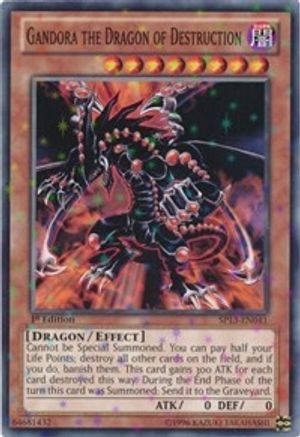 Gandora the Dragon of Destruction (Starfoil) (SP13-EN041) - Star Pack 2013 1st Edition
