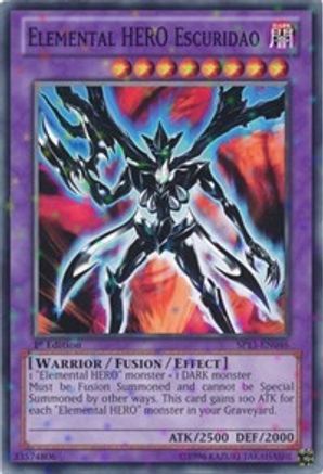 Elemental HERO Escuridao (Starfoil) (SP13-EN046) - Star Pack 2013 1st Edition